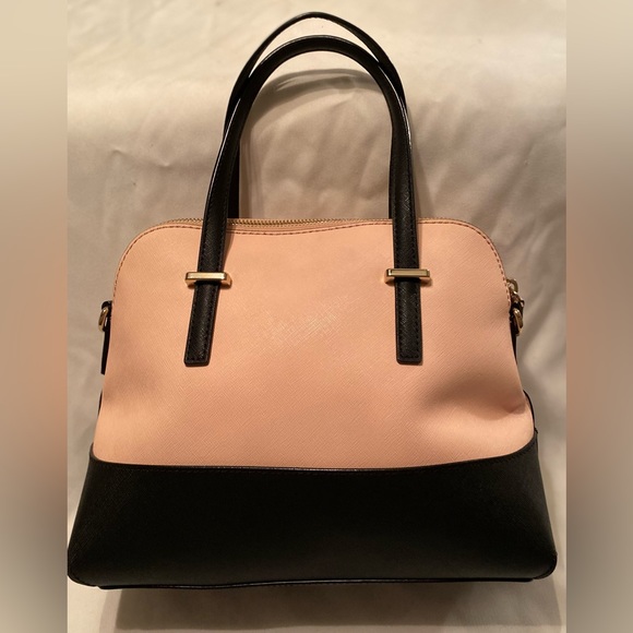 NWOT KATE SPADE Cedar Street Maise Satchel Shoulder Bag in Pink & Black Leather - Picture 2 of 6